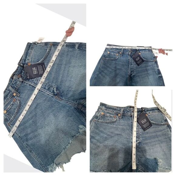 Old Navy Womans Button Fly Stretch Denim Shorts Sz 8 NWT - Picture 7 of 7